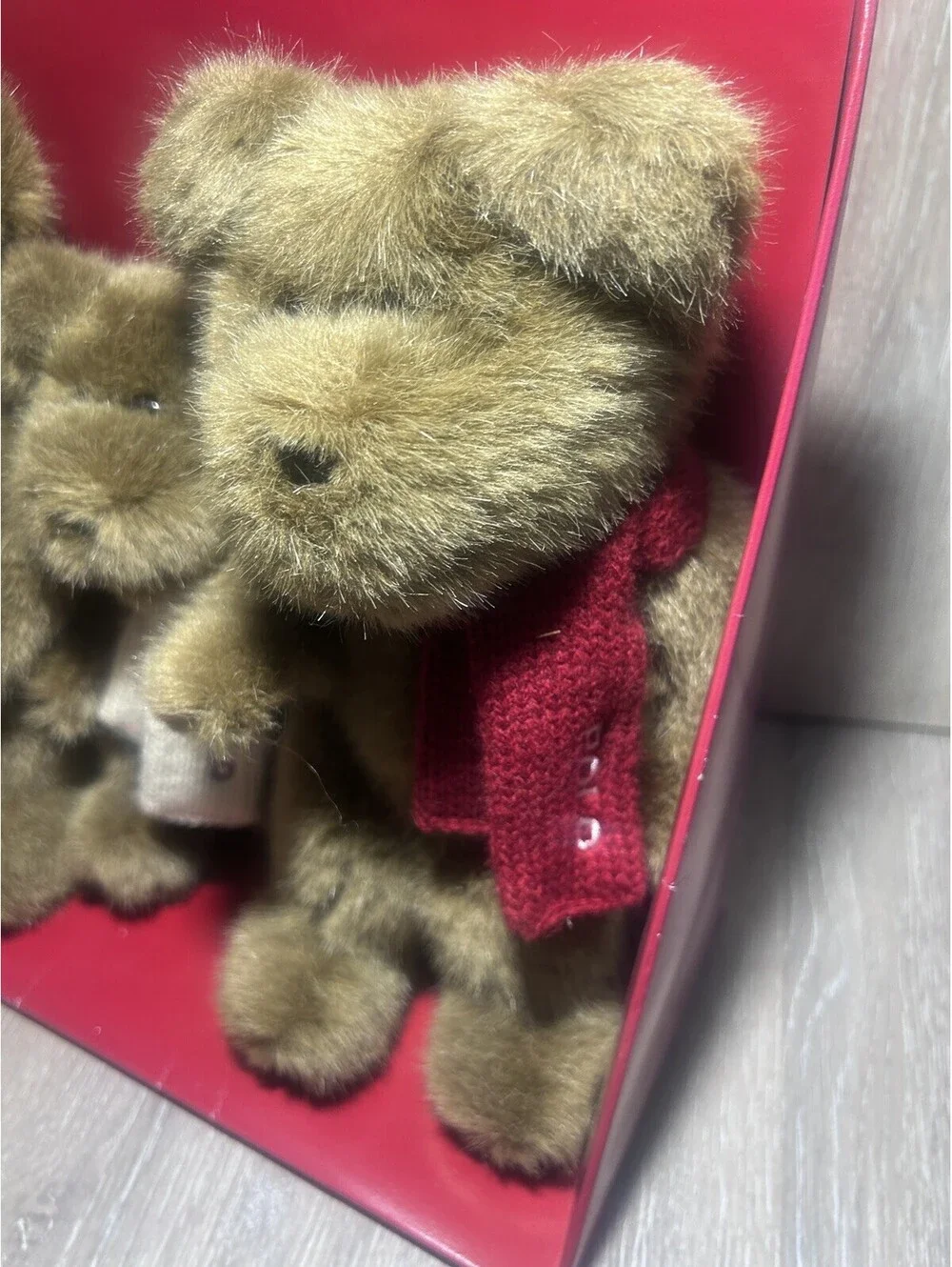 Ralph Lauren 2001 Polo Plush The Bears That Care Red White & Blue Scarves NEW